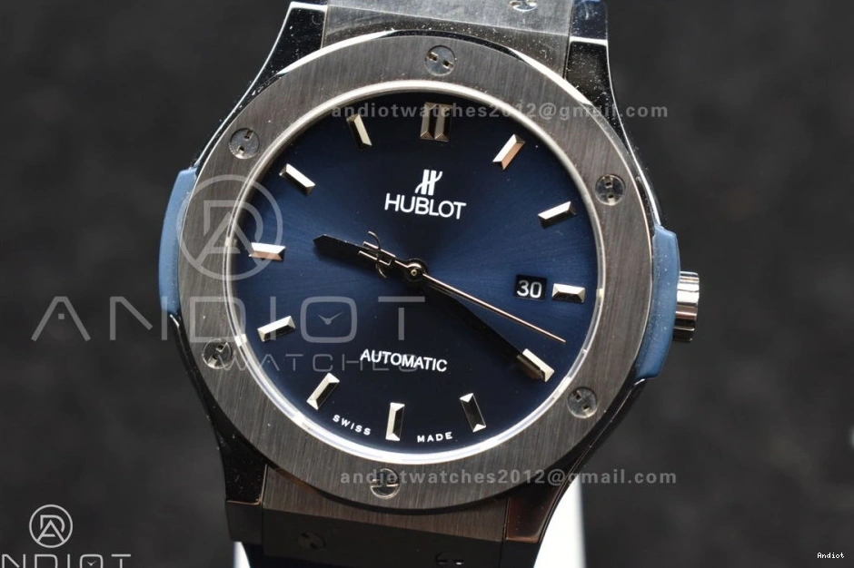 Edition Blue 1:1 SS A2892 Gummy Fusion HBF Classic Dial 42mm Strap Best On Blue 0313